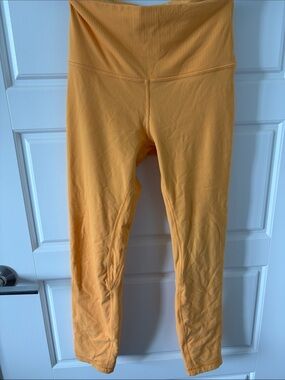 lululemon athletica Ribbed Peach High-Rise Leggings